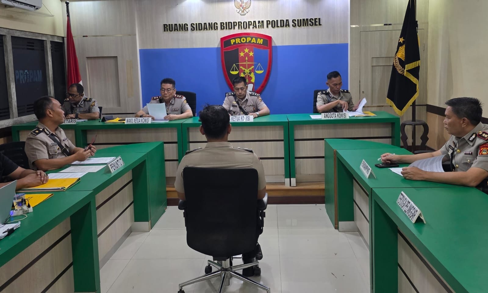 Tegas, Polda Sumsel Tegakkan Integritas Anggota melalui Sidang KKEP