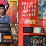 tersangka dan barang bukti narkotika jenis sabu