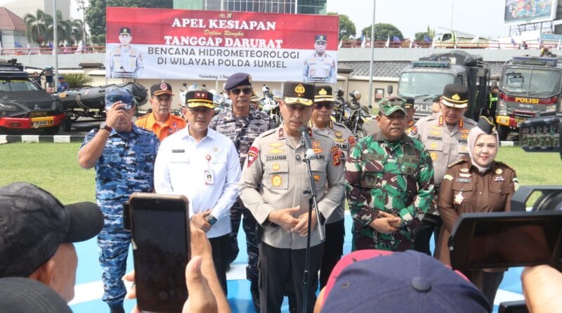 3. Antisipasi Cuaca Ekstrem, Polda Sumsel Tegaskan Kesiapan Personel dan Sarpras